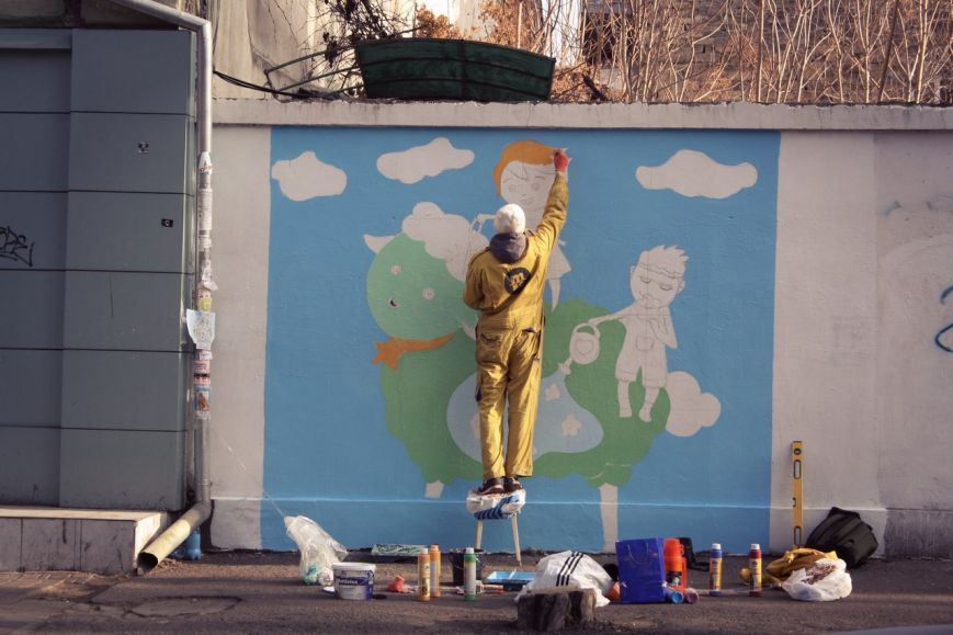 В центре Одессы появилось еще одно милое граффити (ФОТО) (фото) - фото 1