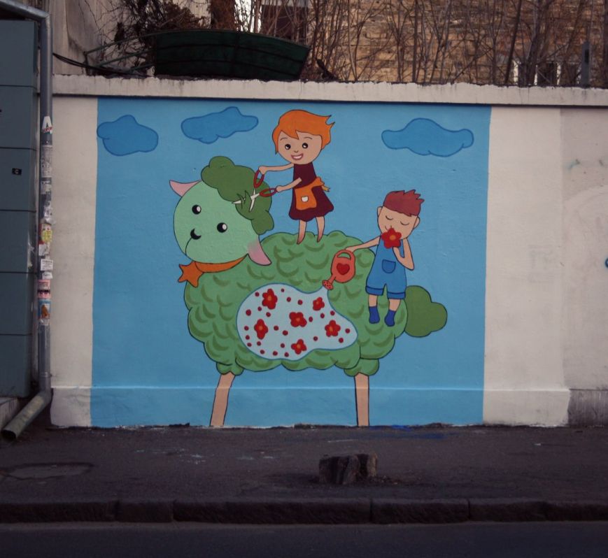 В центре Одессы появилось еще одно милое граффити (ФОТО) (фото) - фото 1