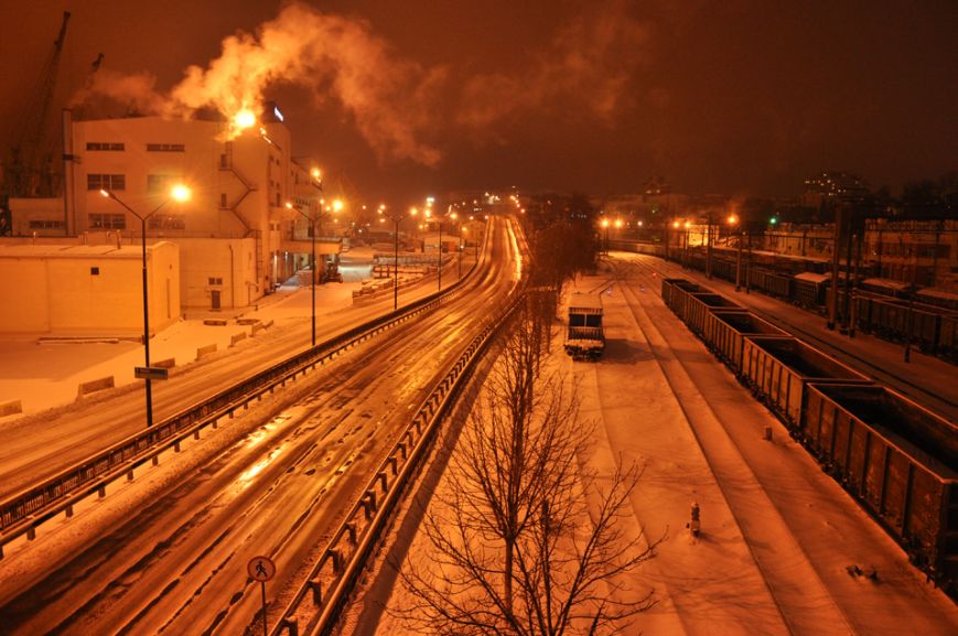 В Одесском порту из-за снегопада не останавливали работу (ФОТО) (фото) - фото 1