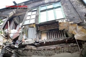 В Одессе на Молдаванке обрушилась часть дома: повреждены 4 квартиры (фото)