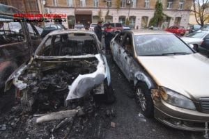 В Одессе горят автопарковки: полиция считает произошедшее криминальными разборками