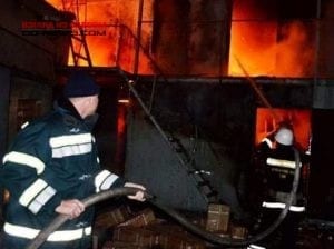Мощный пожар в Одесской области: на "7 км" сгорел склад