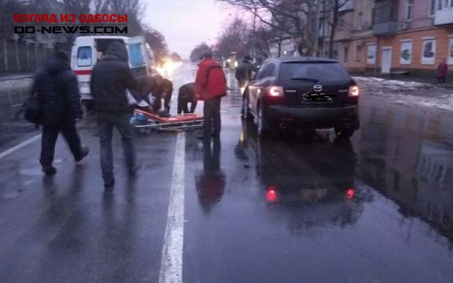 Одесский пешеход пострадал в результате аварии