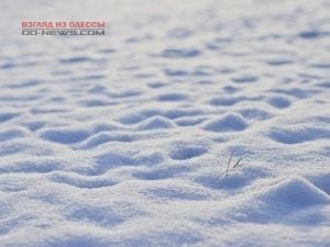 Высота снежного покрова в Одессе стремительно растет 