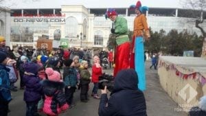 В Одесском центральном парке отпраздновали Масленицу