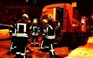 Очередной пожар центре Одессы 