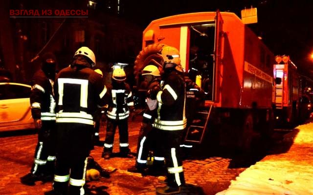 Очередной пожар центре Одессы