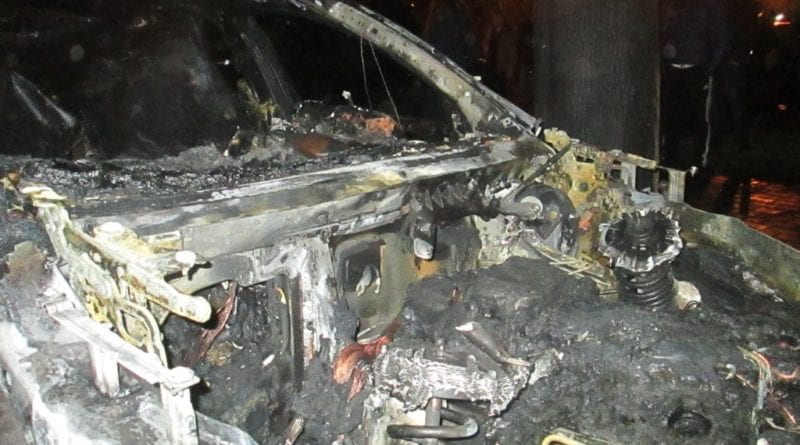 В Одессе вечером горели авто
