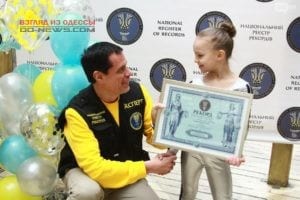 Малышка из Одесской области попала в книгу рекордов