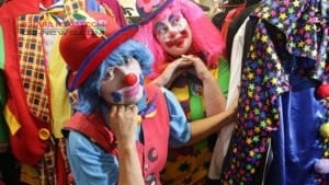 Нашествие клоунов в Одессе