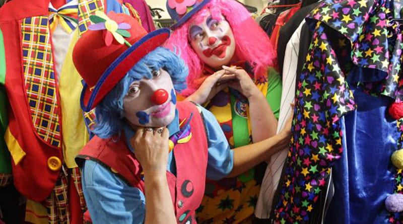 Нашествие клоунов в Одессе