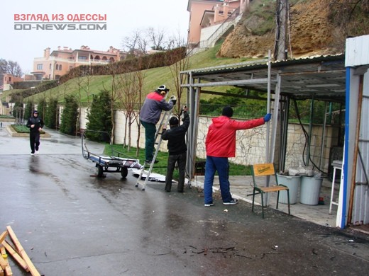 В Одессе проводится борьба с незаконными торговыми точками