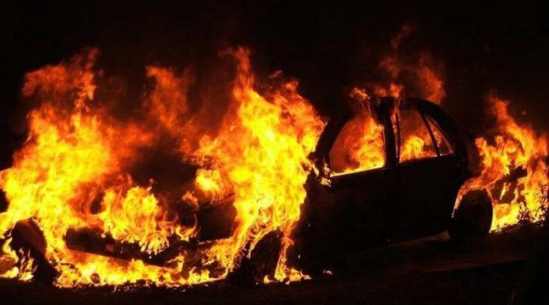 В Одесской области сгорели две машины