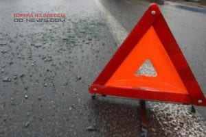 Столкновение автомобиля с маршруткой в Одессе