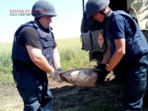 При строительстве в Одессе найдены снаряды