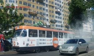 Из одесского трамвая срочно эвакуировали пассажиров