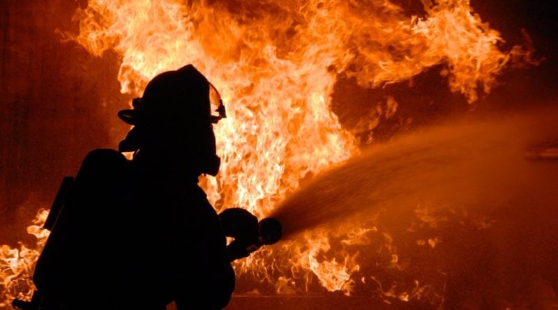 Под Одессой на пожаре сгорел человек