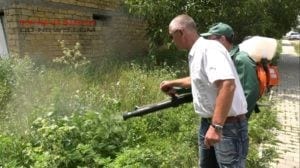 В Одессу доставлены пушки, для борьбы с аллергеном