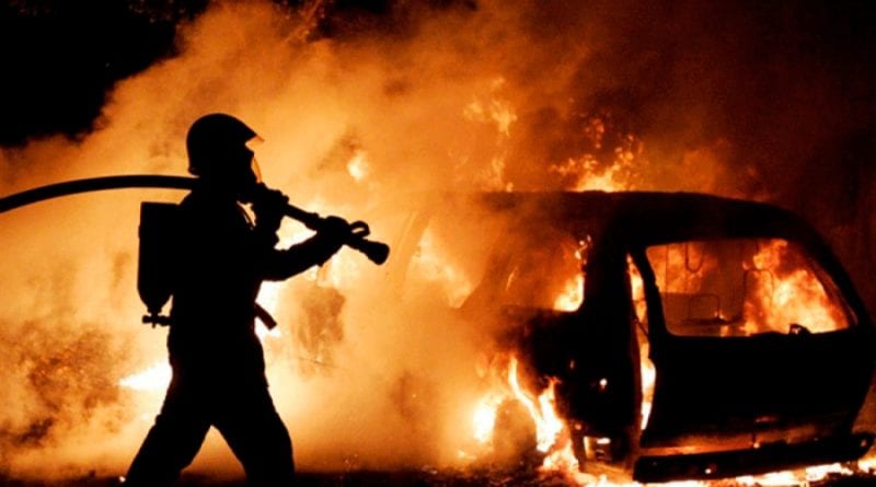 Одесса: авария «с огоньком» на Фонтане