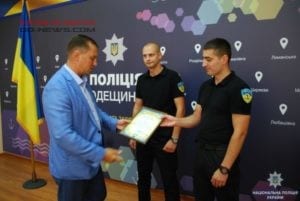 Одесские охранники получили высокую оценку руководства полиции