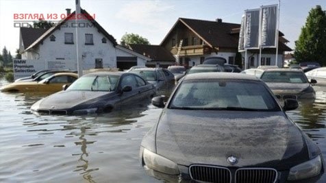 Под Одессой замечено подтопление целого микрорайона