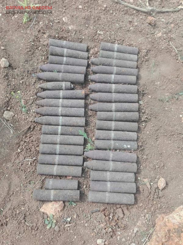 В Одесской области раскопали снаряды