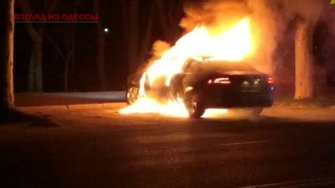 В Одессе и области массово горели автомобили