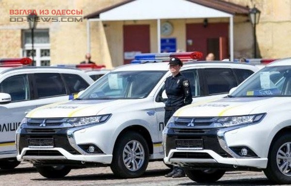 Одесская область: оштрафован парень, пометивший машину полицейских