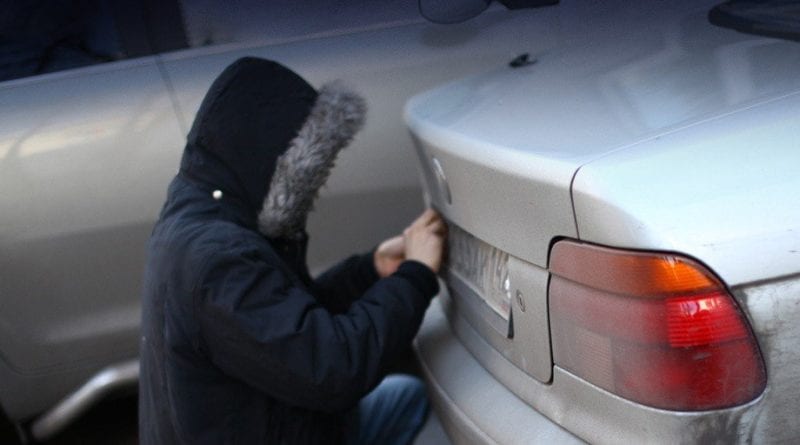 В Одессе задержали похитителя автомобильных номерных знаков
