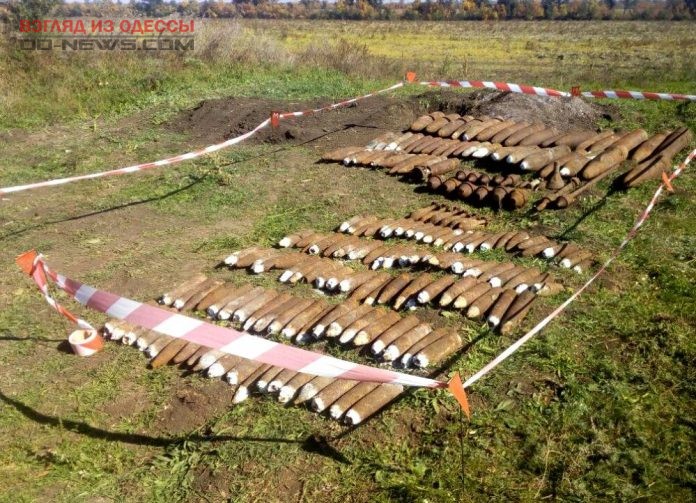 В Одесской области нашли снаряды со времен Второй мировой войны