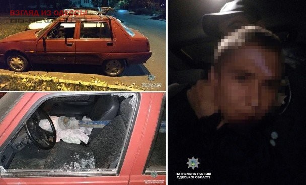 В Одессе пьяный мужчина повредил автомобили на парковке