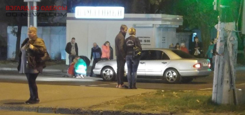 В Одессе водитель сбил пешехода на переходном переходе