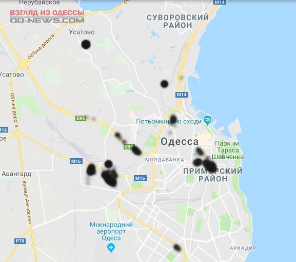В Одессе 29 ноября более 900 домов отключили от света