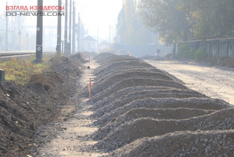 В Одессе ремонтируют альтернативную дорогу на Котовского