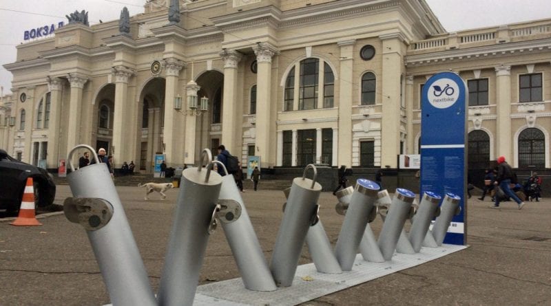 В Одессе презентовали систему велопроката от Nextbike