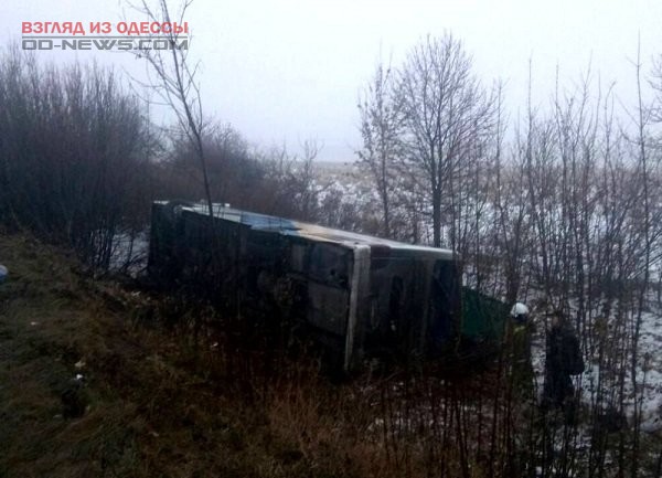 Под Одессой случилась авария с участием автобуса с пассажирами