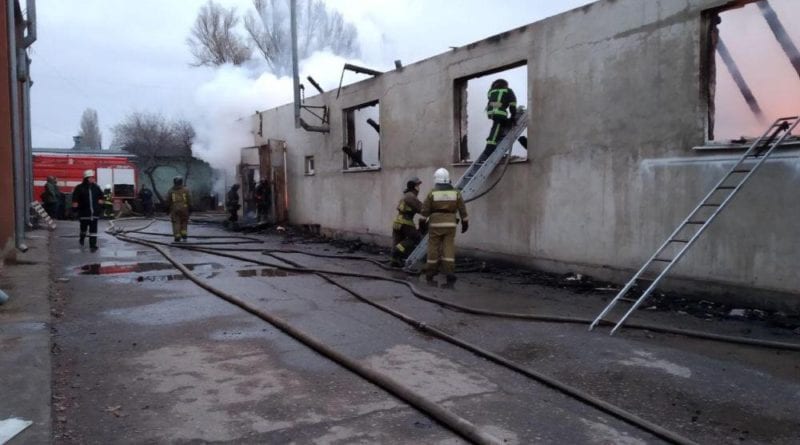 В Одессе произошел масштабный пожар