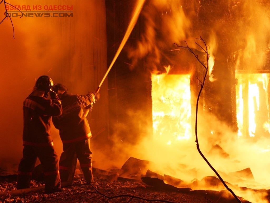 В Одесской области при пожаре пострадал пенсионер