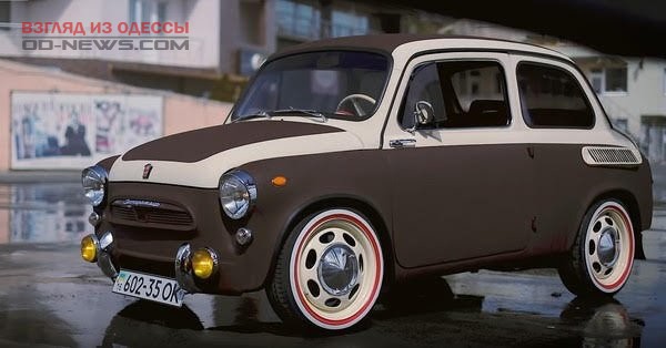 В Одессе появился необычный автомобиль марки «Запорожец»