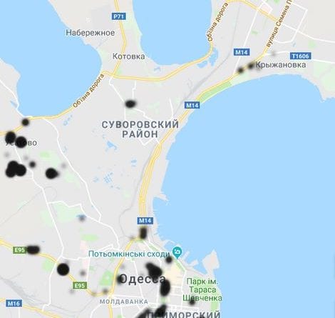 В Одессе минимум 1150 домов проведут 3 января без света