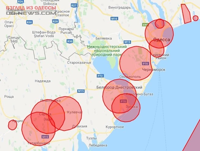 Где в Одессе запрещено использование беспилотников