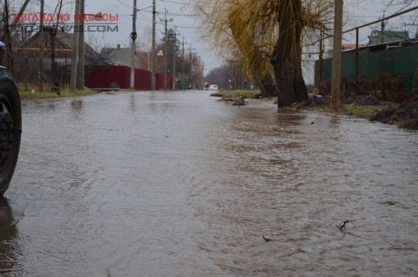 Одесскую область затопило талой водой