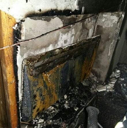 В Одессе горело офисное помещение