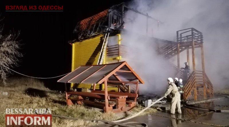 В Одесской области на базе отдыха произошел пожар