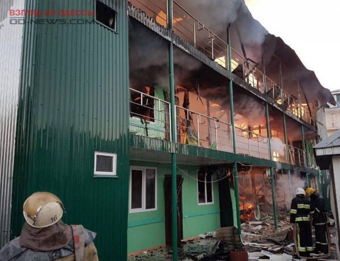 На курорте в Одесском регионе пожар нанес колоссальные убытки