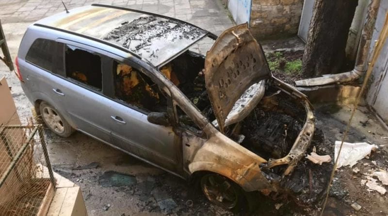В Одессе сожгли автомобиль известного историка