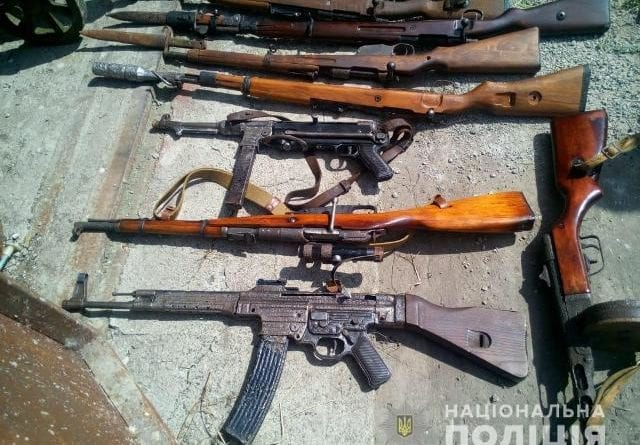 одесской области изъяли целый арсенал оружия