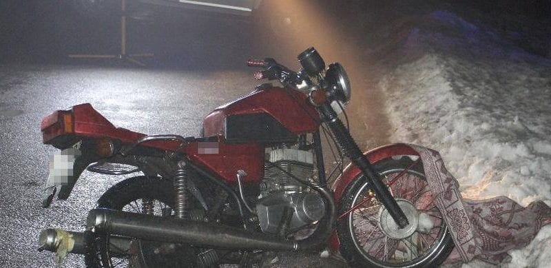 погибла сбитая мотоциклом пешеход
