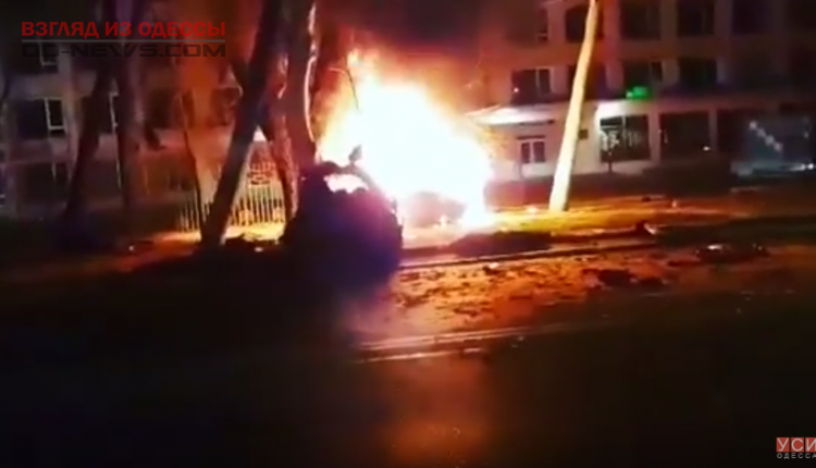 В Одессе произошла смертельная авария: автомобиль разорван на части
