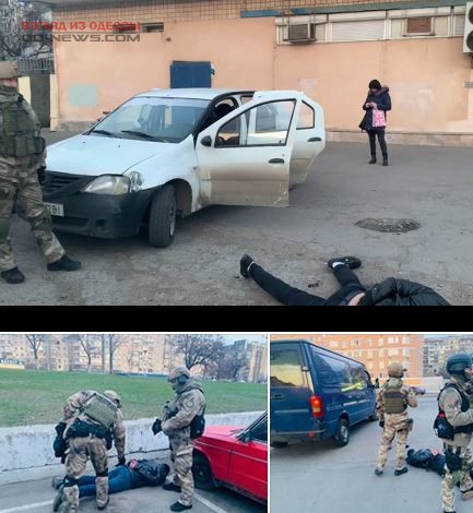 В Одессе правоохранители арестовали вымогателей